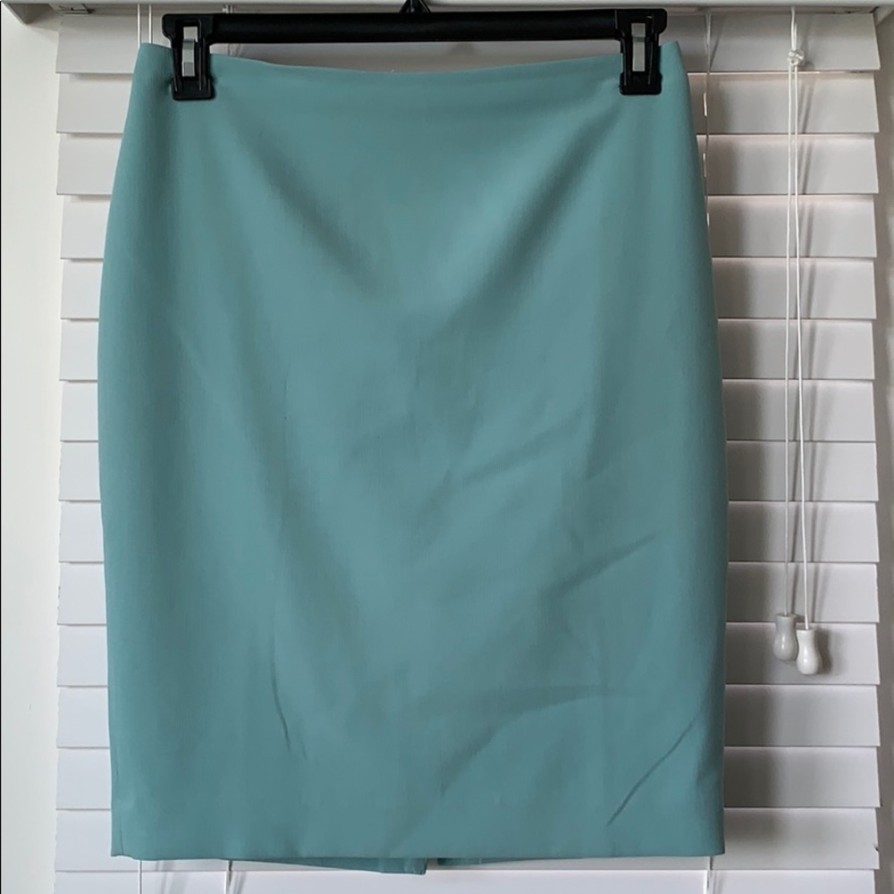 WHBM Sea Foam Green Pencil Skirt - Sz 8P